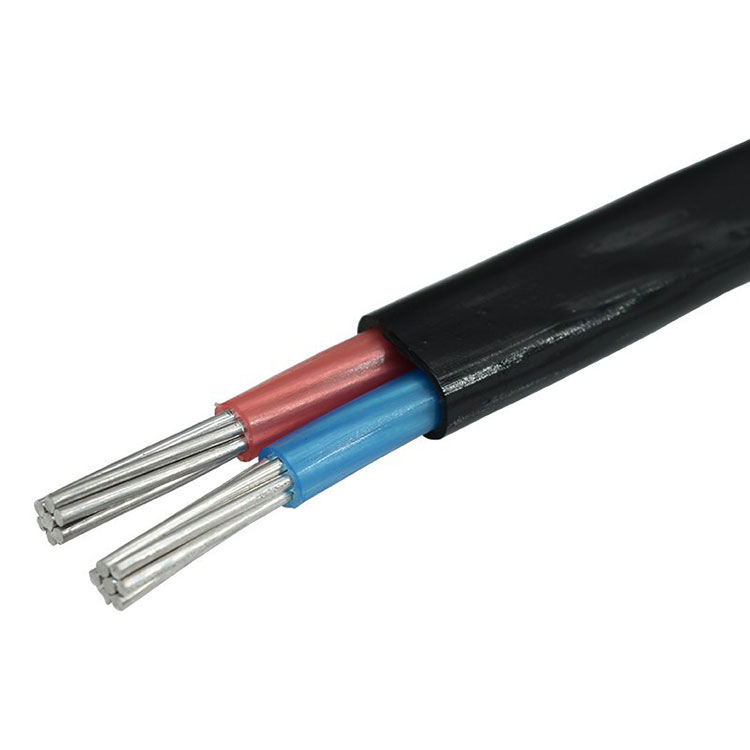 Cable de aluminio cadrado de 2 núcleos e 10