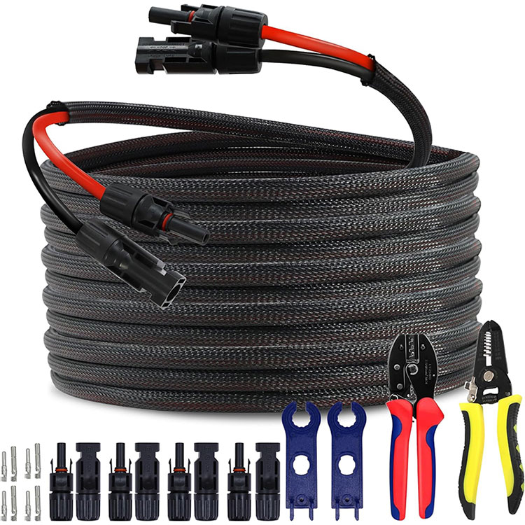 Cable de alto amperaje de calibre 10 para combinador de cordas multipanel