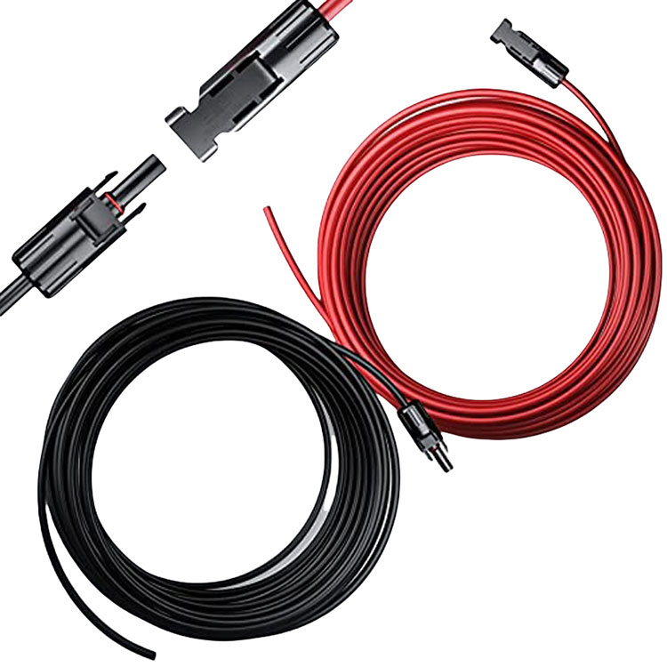 Cable de extensión solar de cobre estañado sen osíxeno 12 AWG